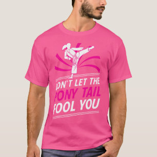 Niedlich Girl Karate Kickboxing Girl T-Shirt