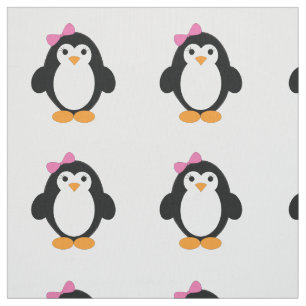 Niedlich Girl Penguin Stoff