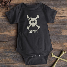 Niedlich Girl Pirate Skull Halloween Baby Bodysuit Baby Strampler