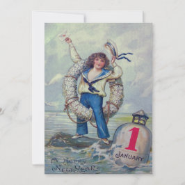 Niedlich Girl Sailor Buoy Throw Ring Einladung