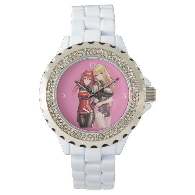 Niedlich Girls Anime Thunder_Cove Armbanduhr (Vorderseite)