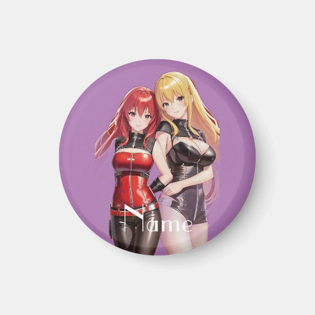 Niedlich Girls Anime Thunder_Cove Magnet (Vorne)