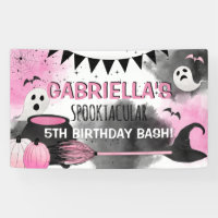 Niedlich Girls Spooktacular Halloween Geburtstagsb