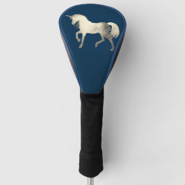 Niedlich Girly & Chic Silver Foil Einhorn Personal Golf Headcover