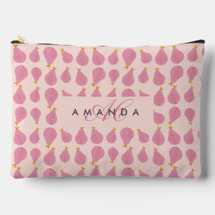 Niedlich Girly Feminine Birne Mit Monogramm Erstge Zubehörtasche