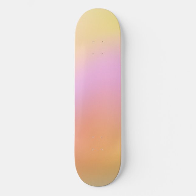 Niedlich Girly Gradient Skateboard (Vorderseite)