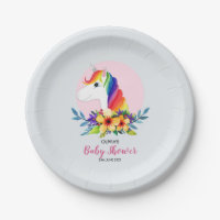 Niedlich Girly Magical Unicoron und Blume Kinderdu