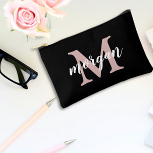 Niedlich Girly Mit Monogramm Bridesmaid-Geschenk   Zubehörtasche