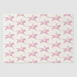 Niedlich Girly Pink Rose Gold Reiten Seidenpapier