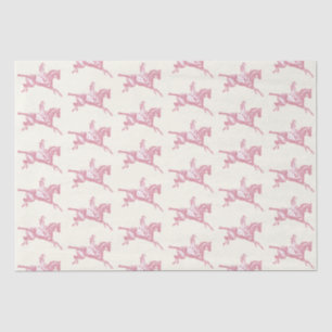 Niedlich Girly Pink Rose Gold Reiten Seidenpapier