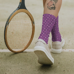 Niedlich Girly Polka Dots Moderner Chic & Elegant Socken