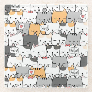 Niedlich Glasuntersetzer