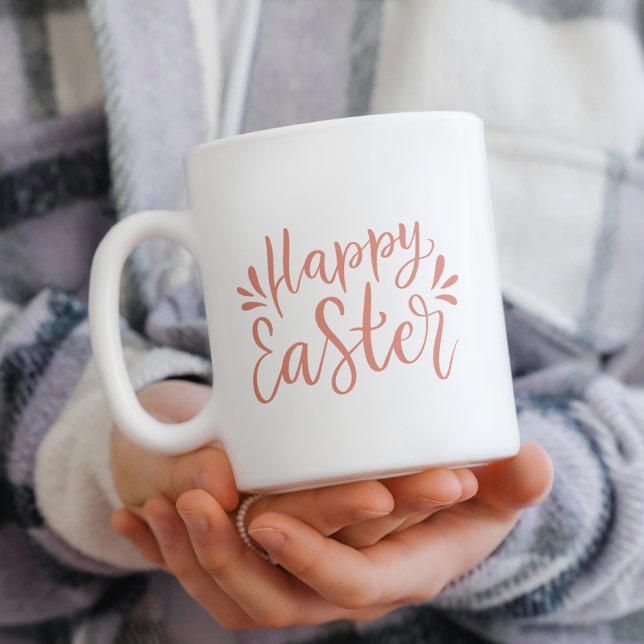 Niedlich glückliche Ostersonnige Ohren mit Bow-Ost Kaffeetasse (Cute Happy Easter Bunny Ears With Bow Easter Mug
)