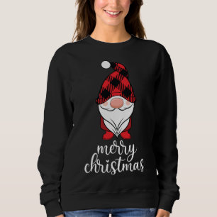 Niedlich Gnome Frohe Weihnachtsfamilie passend Pyj Sweatshirt
