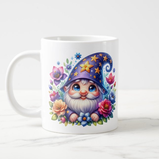 Niedlich Gnome - Jumbo-Tasse (Links)