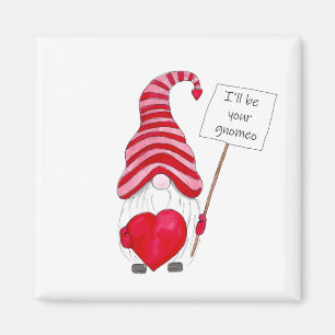 Niedlich Gnome Liebe Valentine Magnet