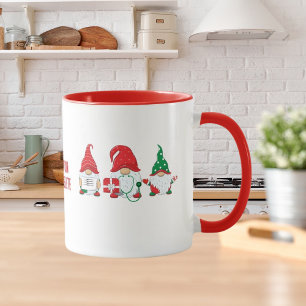 Niedlich Gnome Nurse Crew Weihnachten Rotes Party Tasse