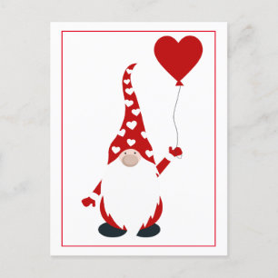 Niedlich Gnome Valentine Postkarte