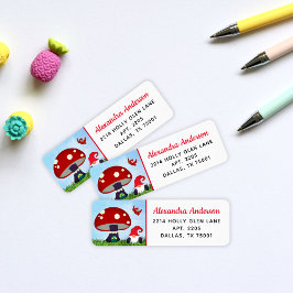 Niedlich Gnome Zuhause-Rücksendeadresse