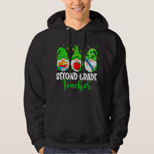 Niedlich Gnomes 2. Klasse Lehrer Squad St Patricks Hoodie
