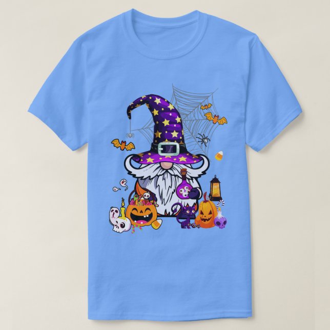 Niedlich Gnomes Happy Halloween Fall Candy Corn Pu T-Shirt (Design vorne)