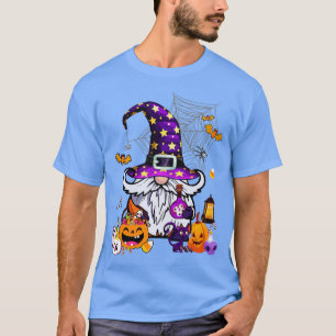 Niedlich Gnomes Happy Halloween Fall Candy Corn Pu T-Shirt