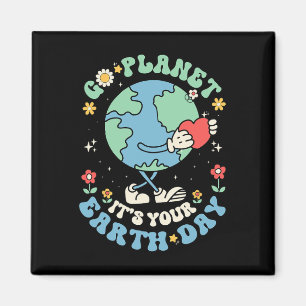 Niedlich Go Planet Der Tag der Erde 2025 Lehrerkin Magnet