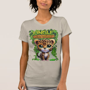 Niedlich Go Wild Leopard Wildlife Kitty Cat Nature T-Shirt