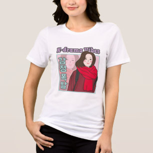 Niedlich Goblin Girl mit K-drama Vibes Tri-Blend Shirt