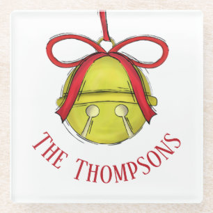 Niedlich Gold Whimsiday Weihnachten Custom Glasuntersetzer