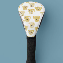 Niedlich Golden Labrador Retriever Dog Wasserfarbe Golf Headcover