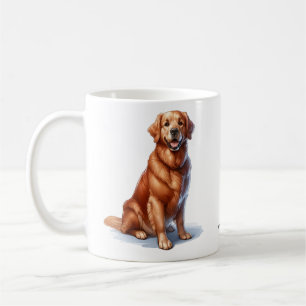 Niedlich Golden Retriever Ai Art Tasse