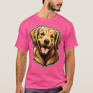 Niedlich Golden Retriever Dogs Funny Golden Retrie T-Shirt