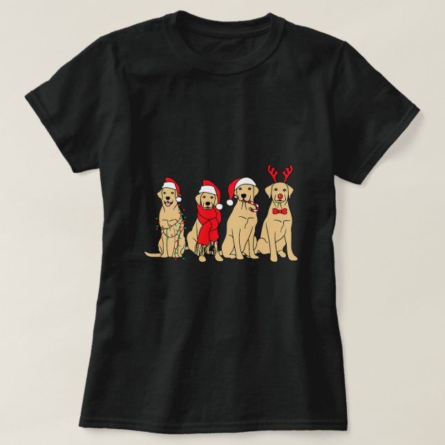 Niedlich Golden Retriever Goldene Mama T-Shirt (Design vorne)