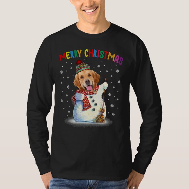 Niedlich Golden Retriever T-Shirt (Vorderseite)