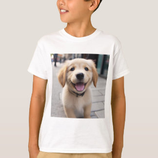 Niedlich Golden Retriever T Shirt - Süße Tier Shir