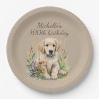 Niedlich Golden Retriever Welpe 100. Geburtstag