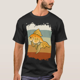Niedlich Goldfish Aquarium Künstlerisch Fisch T-Shirt