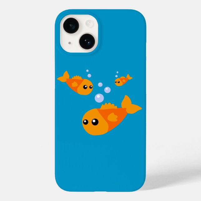 Niedlich Goldfish iPhone Case (Rückseite)