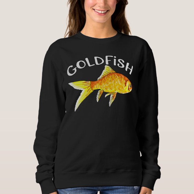 Niedlich Goldfish Süßwasser Aquarium Fisch Mama Va Sweatshirt (Vorderseite)