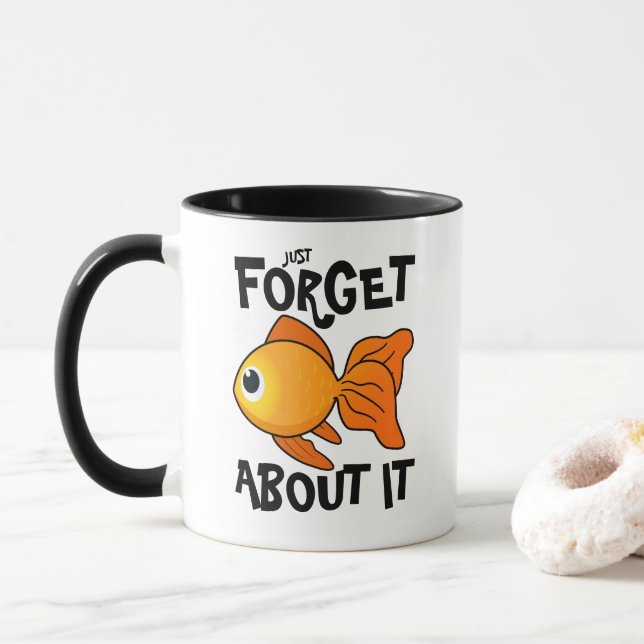 Niedlich Goldfish: Vergiss es einfach Tasse (Mit Donut)