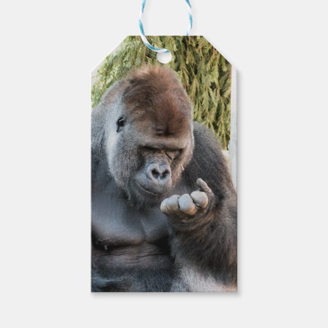 NIEDLICH GORILLA GESCHENKANHÄNGER (Vorderseite)