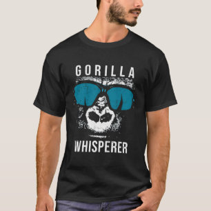 Niedlich Gorilla Whisperer Funny Animal Zooarbeite T-Shirt