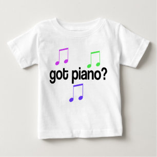 Niedlich got Klavier-Musik-Geschenk Baby T-shirt