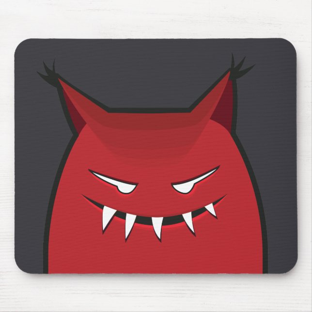 Niedlich Goth Evil Monster Mousepad (Vorne)