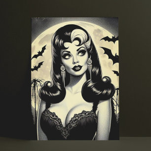 Niedlich Goth Girl Postkarte