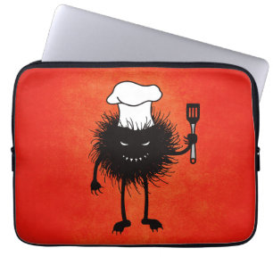 Niedlich Goth Koch Funny Cooking Character Laptopschutzhülle