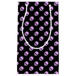 Niedlich Goth Pink Skulls Kleine Geschenktüte