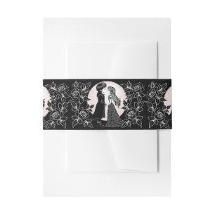 Niedlich gotische Emo Kids Kiss Valentinstag Einladungsbanderole