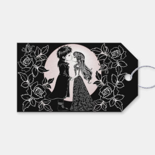 Niedlich gotische Emo Kids Kiss Valentinstag Geschenkanhänger